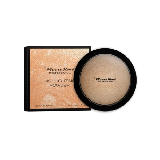 Pierre Rene Glazy Look Highlighting Powder 01 Illuminating Powder for Face and Body 12g Shimmering Finish Creates a Natural Glow Perfect for All Skin Tones Pierre Rene Glazy Look Highlighting Powder 01 Illuminating Powder for Face and Body 12g Shimmering Finish Creates a Natural Glow Perfect for All Skin Tones
