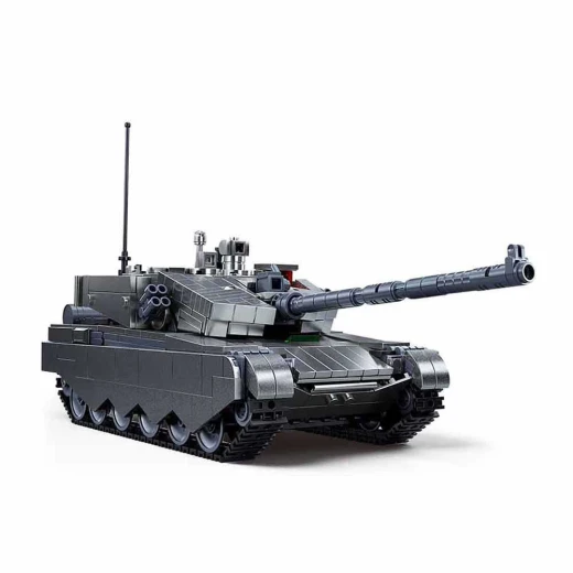 سلوبان موديل بريكس هليكوبتر دبابة WZ-10S (نسخة بطبقة معدنية) – ٩١٤ قطعة after: مجموعة بناء دبابة سلاوبان موديل بريكس ZTS-99AS عسكرية 1079 قطعة - Sluban - Image 4