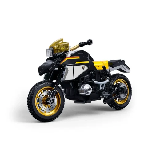 مجموعة مكعبات بناء دراجة نارية سلوبان R1250 GS، 200 قطعة، موديل M38-B1132، مقياس 1:12 - Sluban - Image 2