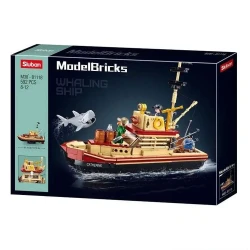 Sluban The Great Shark Building Blocks Set for Kids, Ages 8+, Construction Toy
