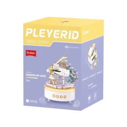 Sluban PLEYERID Music Box Sonata of Love Building Block Set for Kids, 36+ Months