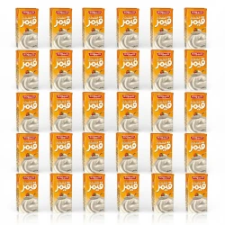 Hammoudeh Qishta Cream, Rich and Creamy Thick Pasteurized Cow Milk Qishta, 1 x 24 Pack, Perfect for Desserts and Spreads, Convenient Portion Sizes, Premium Quality Ingredients