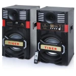 Tiger TG 11500 Subwoofer Speaker Black, Powerful Bass, Home Theater Audio System - Tiger