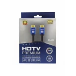 كابل HDMI 2.0 عالي الأداء بطول 5 متر يدعم دقة 4K فائقة الوضوح بتردد 60 هرتز. سرعة نقل بيانات عالية 18 جيجابت في الثانية. تعبئة صندوق الألوان للحماية والراحة.