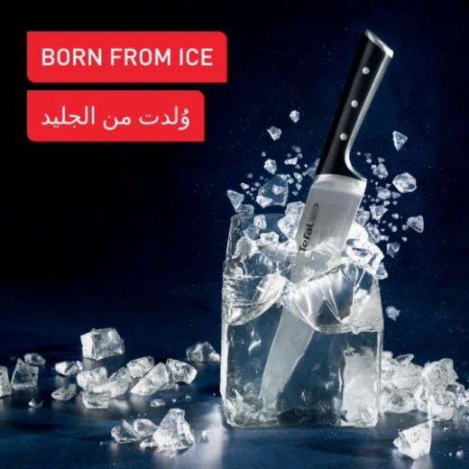طقم سكاكين تيفال آيس فورس 4 قطع، شفرات ستانلس ستيل ألمانية، أدوات مطبخ أساسية - Image 5