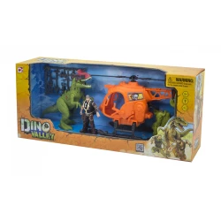 Chap Mei Dino Valley Cconcavenator Claw Catch Rod Copter Action Figure Playset for Ages 3 and Up