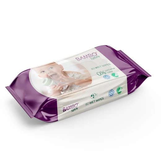 Bambo Nature Baby Wipes 3 x 80 Count Sensitive Skin Hypoallergenic - Bambo Nature - Image 5