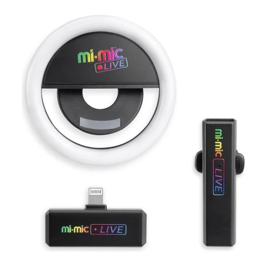 طقم تسجيل فيديو مباشر Mi Mic للهواتف التي تعمل بنظام Android، يتضمن إضاءة حلقية، ميكروفون، اتصال لاسلكي 2.4 جيجاهرتز طقم تسجيل فيديو مباشر Mi Mic للهواتف التي تعمل بنظام Android، يتضمن إضاءة حلقية، ميكروفون، اتصال لاسلكي 2.4 جيجاهرتز