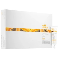 Milk Shake Moisture Plus Hydrating Lotion For Dry Hair: Intensive Hydration Treatment with 6 x 12ml Vials, Revitalizes and Softens, Ideal for Damaged Hair, Delivers Deep Moisture