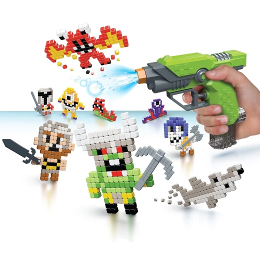 مجموعة ألعاب Qixels S1 Fuse Blaster الإبداعية مكعبات صمغ مائية للأطفال من 4 إلى 15 سنة - كيوكسسز - Image 4
