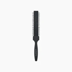3VE Italy Flat Hair Brush No. 3274, Professional Styling, Black, For All Hair Types