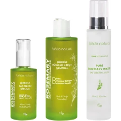 Bade Natural Anti Hair Loss Set: Shampoo 200ml, Serum 50ml, And Tonic Spray 100ml