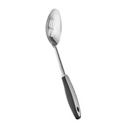 Karaca Viona 33 cm Stainless Steel Slotted Serving Spoon: Durable Kitchen Utensil for Easy Draining, Ideal for Serving and Handling Food, Featuring an Elegant Design