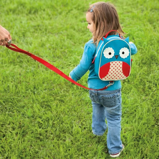 Skip Hop Zoo Let Owl Mini Backpack with Safety Rein, 12 Months to 4 Years - Image 5