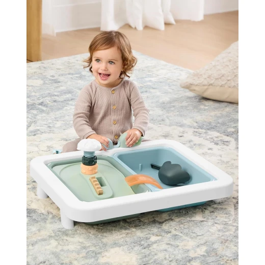 Skip Hop Discoverosity 3 in 1 Toddler Sensory Table: Multi Color, Interactive Learning Toy with Water Play, Sand Play, and Storage, Ideal for 18+ Months - Image 6