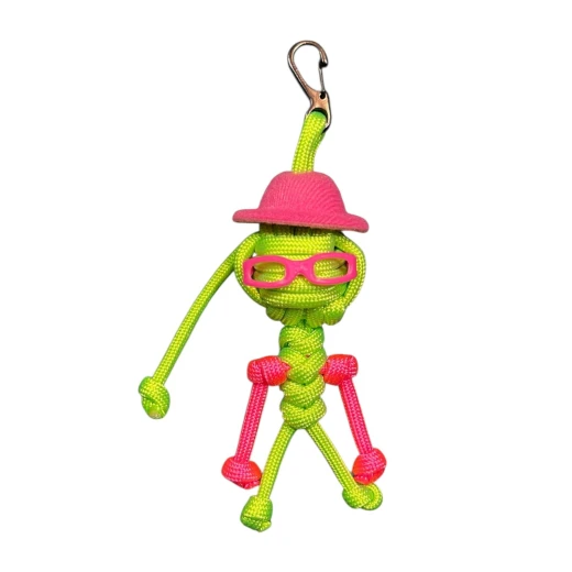Funky Handmade Paracord Keychain & Bag Charm – Multi-Purpose Key Holder and Stylish Everyday Accessory for Bags, Keys & Car Keys - Paracord - Image 2