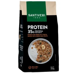 Santiveri Protein Muesli Seeds and Fruit 350g High Protein Breakfast Cereal