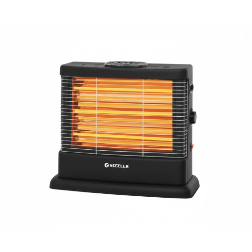 Sizzler Electric Heater 2100W 3-Heat Settings Black Home Office Sizzler Electric Heater 2100W 3-Heat Settings Black Home Office