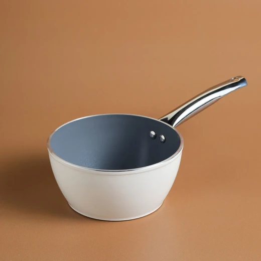 Karaca X Refika Birgül Swiss Crystal Creamy 18 cm Milk Pan: Nonstick Coating, Durable Design, Perfect for Creamy Sauces and Heating Milk, Dishwasher Safe Karaca X Refika Birgül Swiss Crystal Creamy 18 cm Milk Pan: Nonstick Coating, Durable Design, Perfect for Creamy Sauces and Heating Milk, Dishwasher Safe