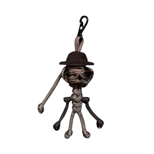 Funky Handmade Paracord Keychain & Bag Charm – Multi-Purpose Key Holder and Stylish Everyday Accessory for Bags, Keys & Car Keys - Paracord - Image 2