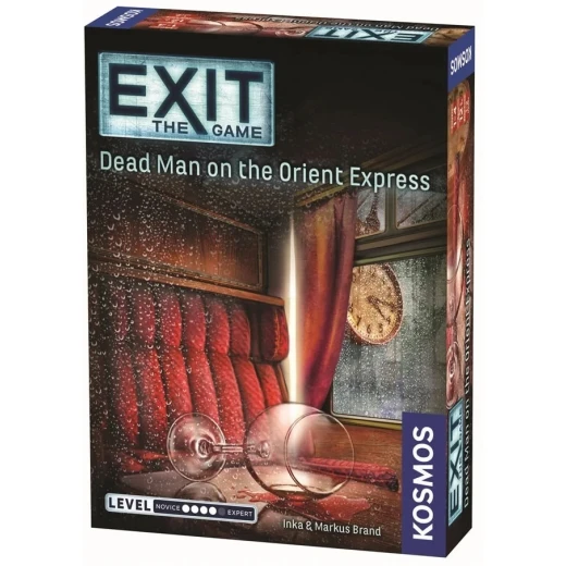 لعبة Kosmos Exit: Dead Man On The Orient Express لغز غموض لعبة لوحية 1-4 لاعبين لعبة Kosmos Exit: Dead Man On The Orient Express لغز غموض لعبة لوحية 1-4 لاعبين