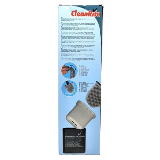 فرشاة تنظيف المرحاض سبارجو WC CleanRite فرشاة تنظيف مرنة رمادي - Image 2
