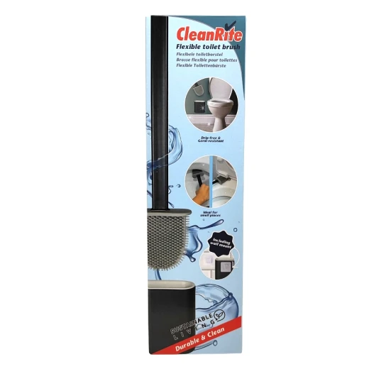 فرشاة تنظيف المرحاض سبارجو WC CleanRite فرشاة تنظيف مرنة رمادي - Image 6