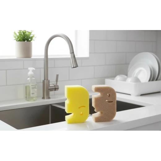 G. Duck High-Quality Kitchen Sponges – 4 Piece Pack – Durable & Effective Cleaning for Grease and Dirt – Ideal for All Surfaces - G.Duck - Image 3