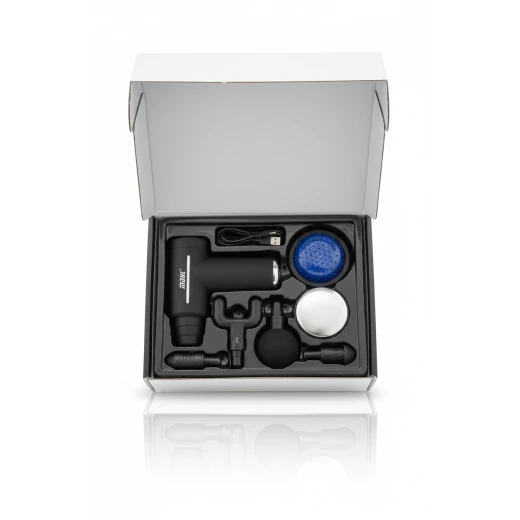 MDHL Professional Muscle Massager, Hot & Cold Therapy Gun, 6 Intensity Levels, 6 Interchangeable Heads, Type-C Rechargeable Lithium Battery - Mdhl - Image 2
