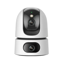 Imou Ranger Dual 5MP Smart Security Camera, Enhanced AI Detection, Two-Way Audio, White