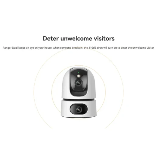 كاميرا Imou Cruiser Dual 2 Pro الأمنية الخارجية 4 ميجابكسل، صوت ثنائي الاتجاه، رؤية ليلية ملونة - Image 2