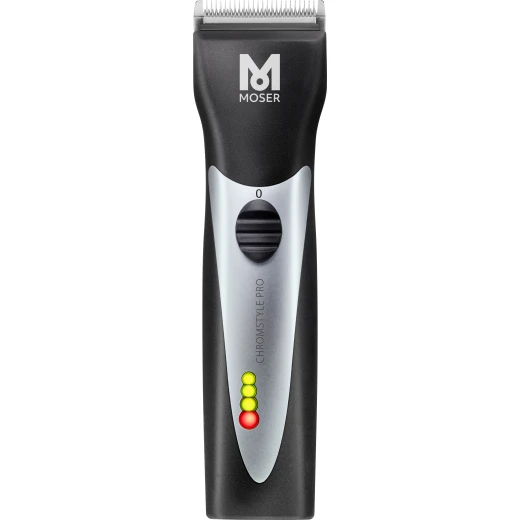 Moser ChromStyle Pro Professional Cordless Hair Clipper, Black and Silver, 1.5 Hour Run Time - Moser - Image 3
