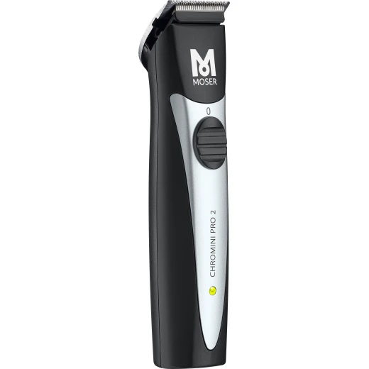 Moser Chromini Pro 2 Professional Cordless Hair Trimmer Black and Silver - Moser - Image 2