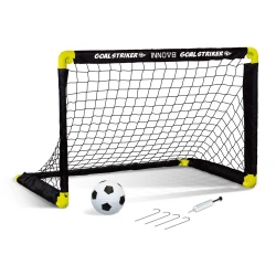 DreamLand Folding Double Mini Soccer Goal Set Portable for Kids and Adults