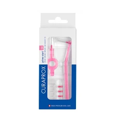 Curaprox CPS Prime Starter Kit Pink Interdental Brushes for Gum Health and Fresh Breath