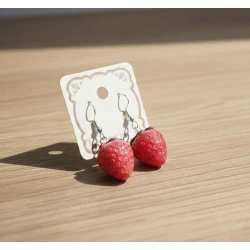 Strawberry Earrings – Simple and Pretty Design, Elegant and Lightweight Jewelry, Adds a Touch of Sophistication to Any Look, Perfect for Daily Wear and Special Occasions