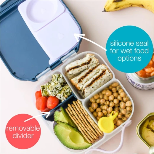 B.Box Mini Lunch Box for Kids Midnight, Leakproof Bento Box, 4¼ Cup Capacity - B.Box - Image 6