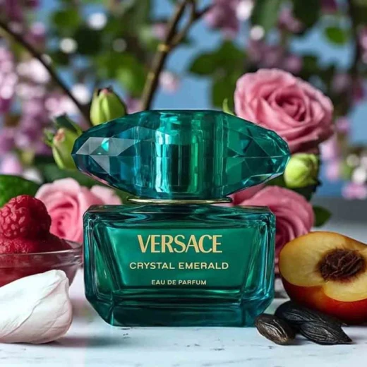عطر فيرساتشي كريستال إميرالد أو دو بارفان 50 مل للنساء عطر زهري مسكي - Image 3