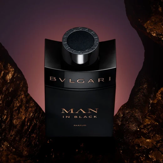 عطر بولغاري مان إن بلاك، 100 مل، تصميم كثيف وغامض وقابل لإعادة التعبئة - Image 2