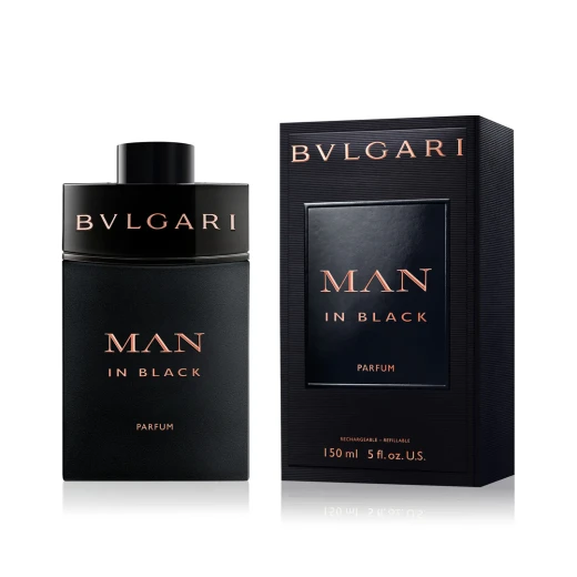 Bvlgari Man In Black Parfum 150ml, Intense, Mysterious, and Refillable Design Bvlgari Man In Black Parfum 150ml, Intense, Mysterious, and Refillable Design
