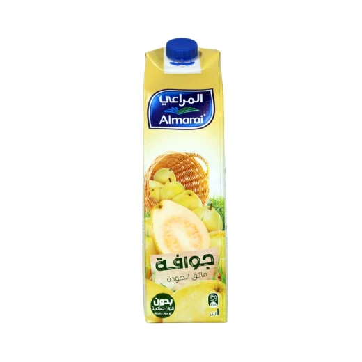 عصير الجوافة من المراعي ممتاز الجودة، 1 لتر، مشروب منعش وصحي، مثالي للاستخدام اليومي عصير الجوافة من المراعي ممتاز الجودة، 1 لتر، مشروب منعش وصحي، مثالي للاستخدام اليومي