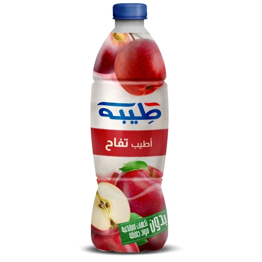 عصير تفاح طيبة: 1.4 لتر من الانتعاش للجميع! استمتع بالطعم الطبيعي المنعش لهذا المشروب اللذيذ. مثالي للحفلات والاستمتاع اليومي