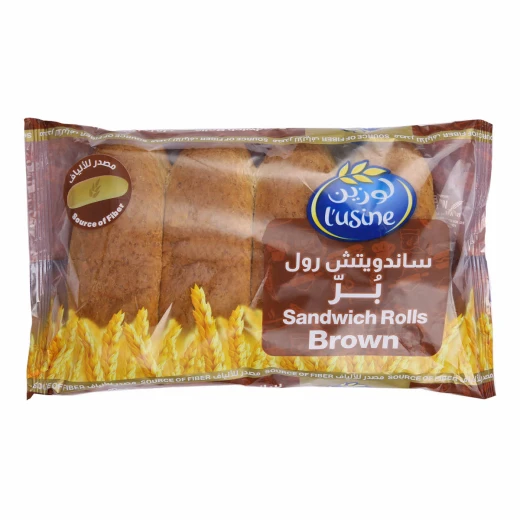 خبز ساندويتش بني، طري ولذيذة غني بالكالسيوم والألياف، 4 × 50 جم من لوزين خبز ساندويتش بني، طري ولذيذة غني بالكالسيوم والألياف، 4 × 50 جم من لوزين