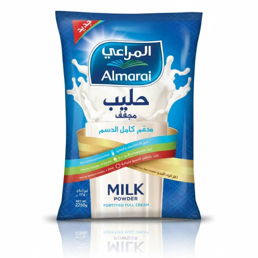 مسحوق حليب المراعي كيس 2.25 كجم، حليب كامل الدسم لتغذية صحية، حجم عائلي مسحوق حليب المراعي كيس 2.25 كجم، حليب كامل الدسم لتغذية صحية، حجم عائلي
