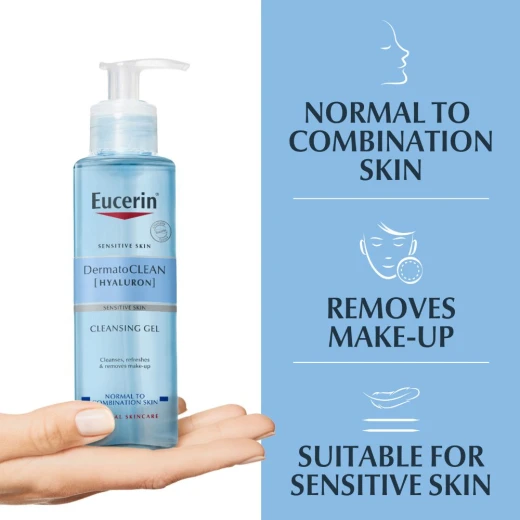 Eucerin Refreshing Cleansing Gel 200ml, Daily Face Wash for Oily Skin, Deep Cleansing - Eucerin - Image 3