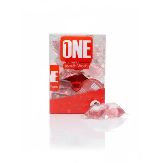 One Strawberry Flavor Mouthwash Capsules 20 Count 15ml Fresh Breath One Strawberry Flavor Mouthwash Capsules 20 Count 15ml Fresh Breath