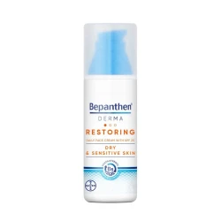 Bepanthen Derma Daily Face Cream SPF 25, 50ml, Hydrating Sunscreen for Dry Sensitive Skin