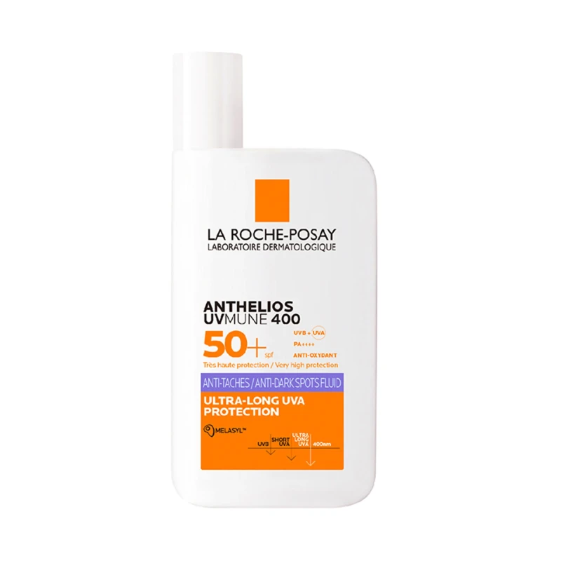 واقي الشمس La Roche-Posay Anthelios UVmune 400 المضاد للبقع بعامل حماية 50+، 50 مل، خالٍ من العطور - لاروش بوسيه