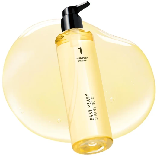 Numbuzin No.1 Easy Peasy Cleansing Oil 200ml, Gentle Makeup Remover for Normal Skin - Image 3