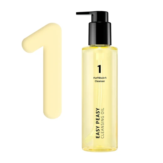 Numbuzin No.1 Easy Peasy Cleansing Oil 200ml, Gentle Makeup Remover for Normal Skin Numbuzin No.1 Easy Peasy Cleansing Oil 200ml, Gentle Makeup Remover for Normal Skin